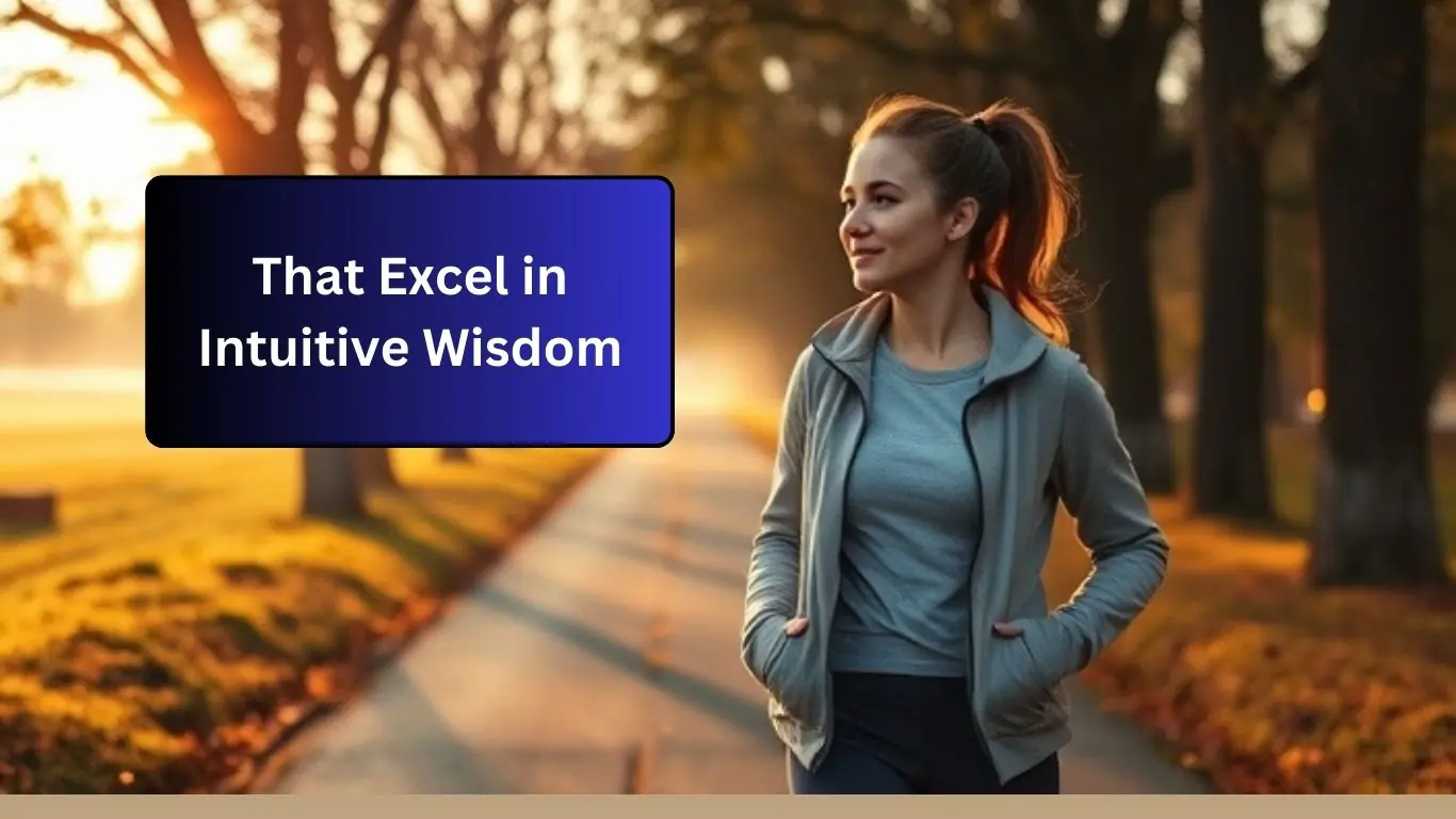 That Excel in Intuitive Wisdom