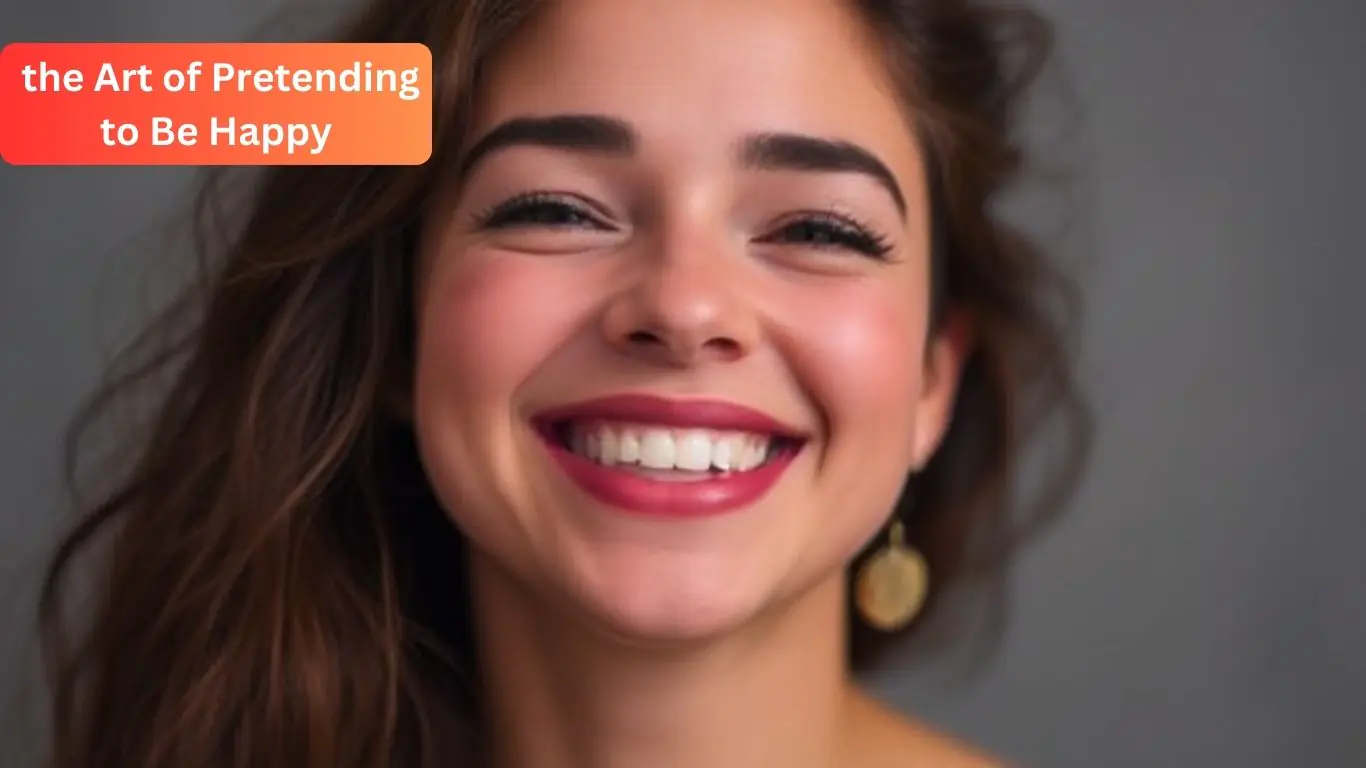 the Art of Pretending to Be Happy